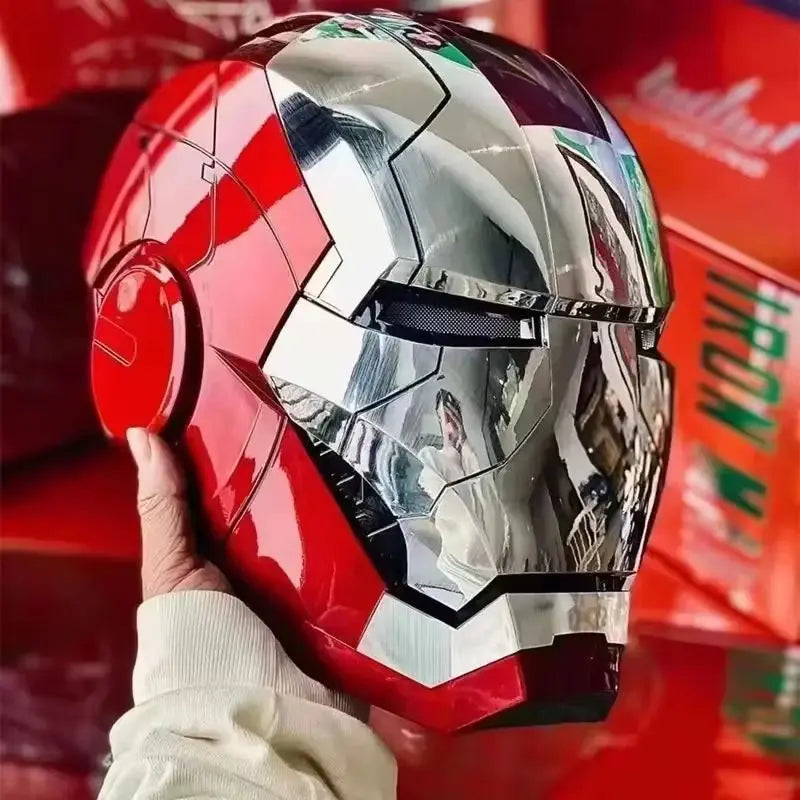 Iron Man Mk5 Helmet Wearable And Voice-activated Electric Helmet.