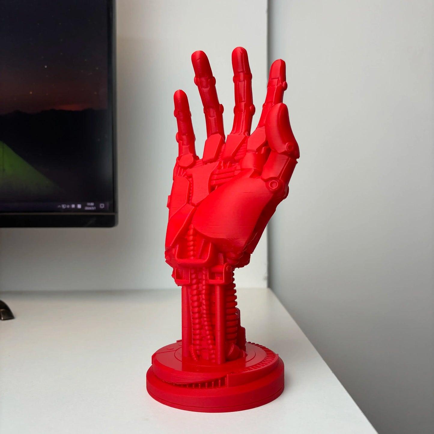 Cyberpunk Machine Hand GamePad and Headset Holder.