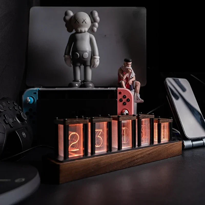 Nixie Tube Clocks.