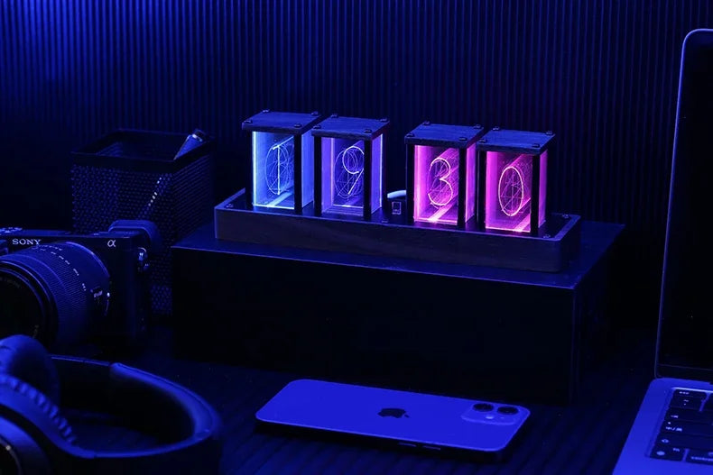 Nixie Tube Clocks.