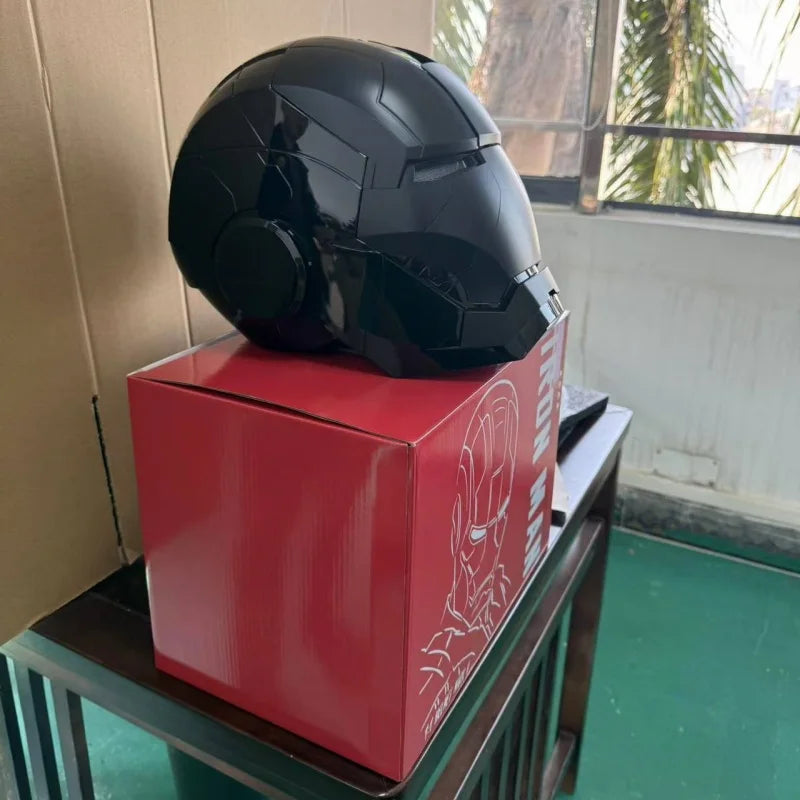 The Avengers Iron Man Mk5 Helmet with Movable Plates And Voice-activation.