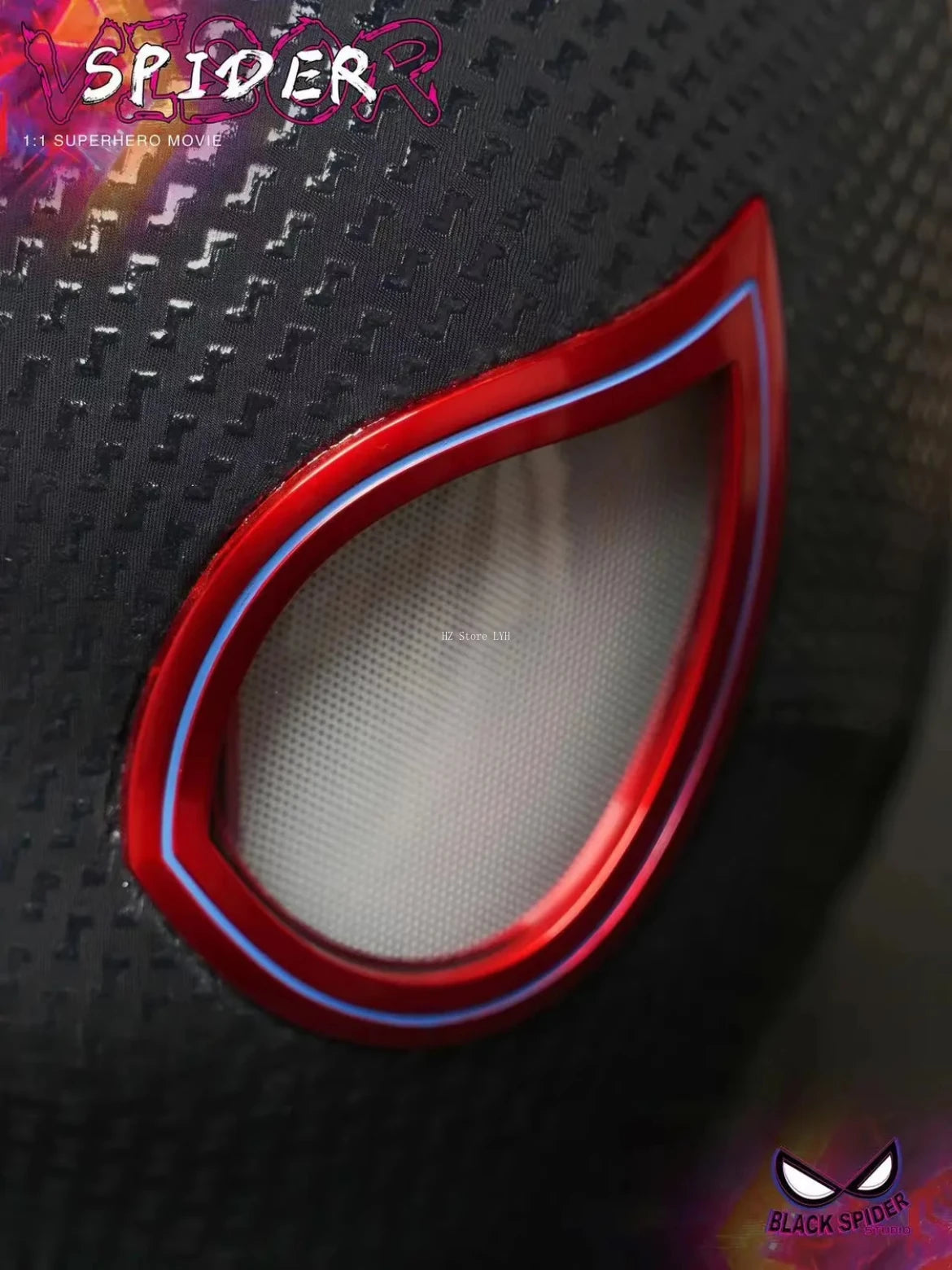 Miles Morales Spiderman Cosplay Headgear Mask.