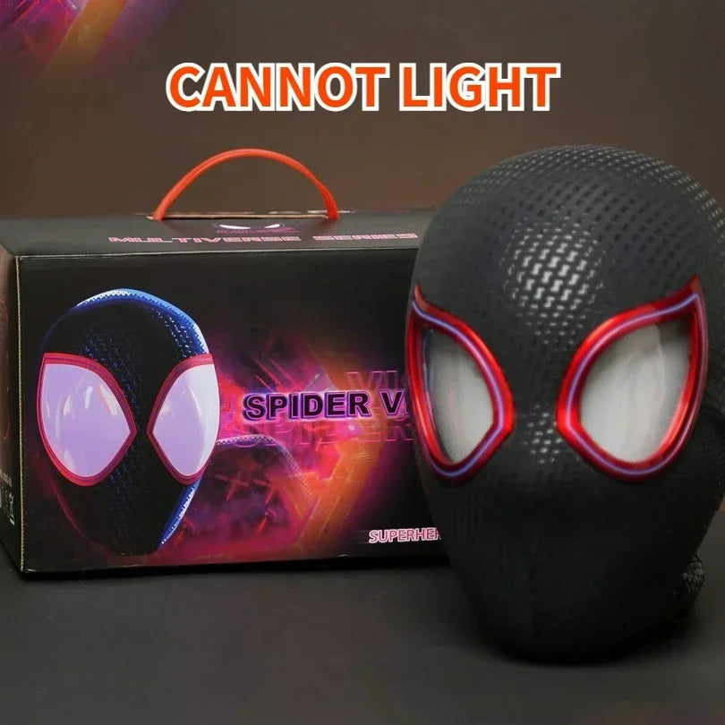 Miles Morales Spiderman Cosplay Headgear Mask.