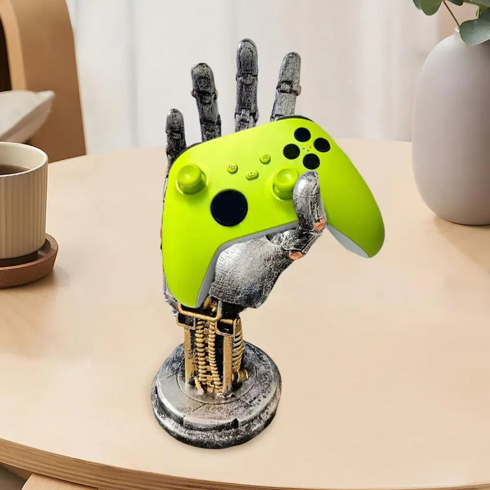 Cyberpunk Mechanical Hand Game Controller Stand.