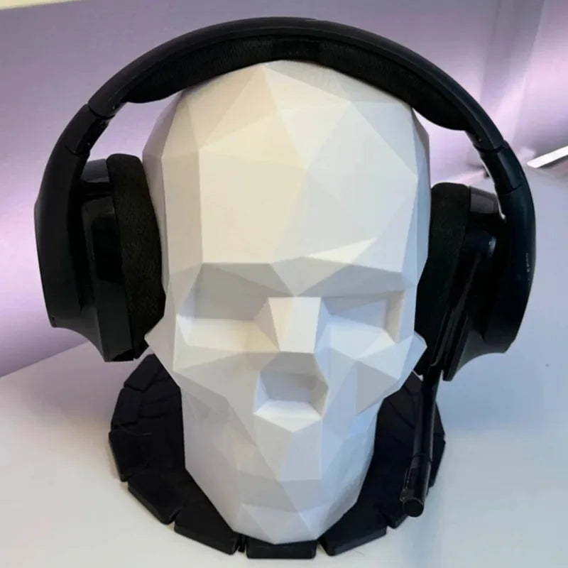 Skull Character Head Models Headset Holder.