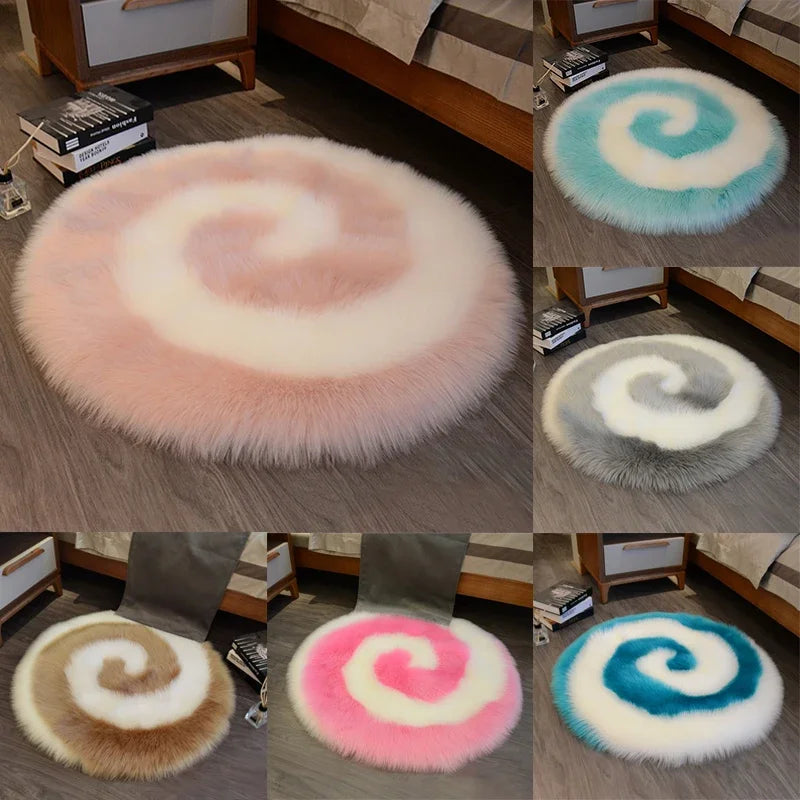 Soft Fluffy Faux Fur Rugs.