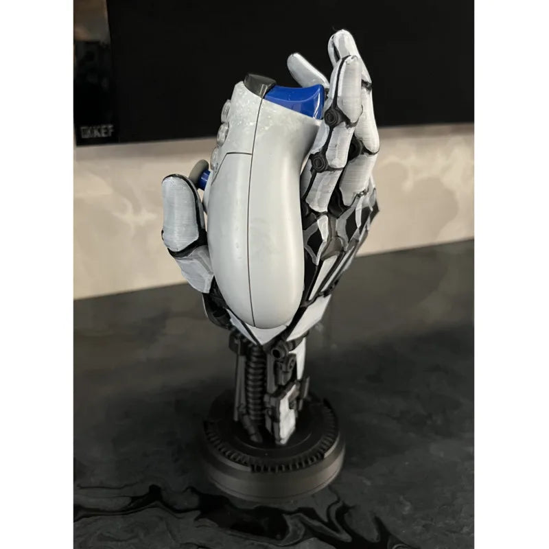 Cyberpunk 3D-Printed Game Controller Stand for Xbox & PS5.