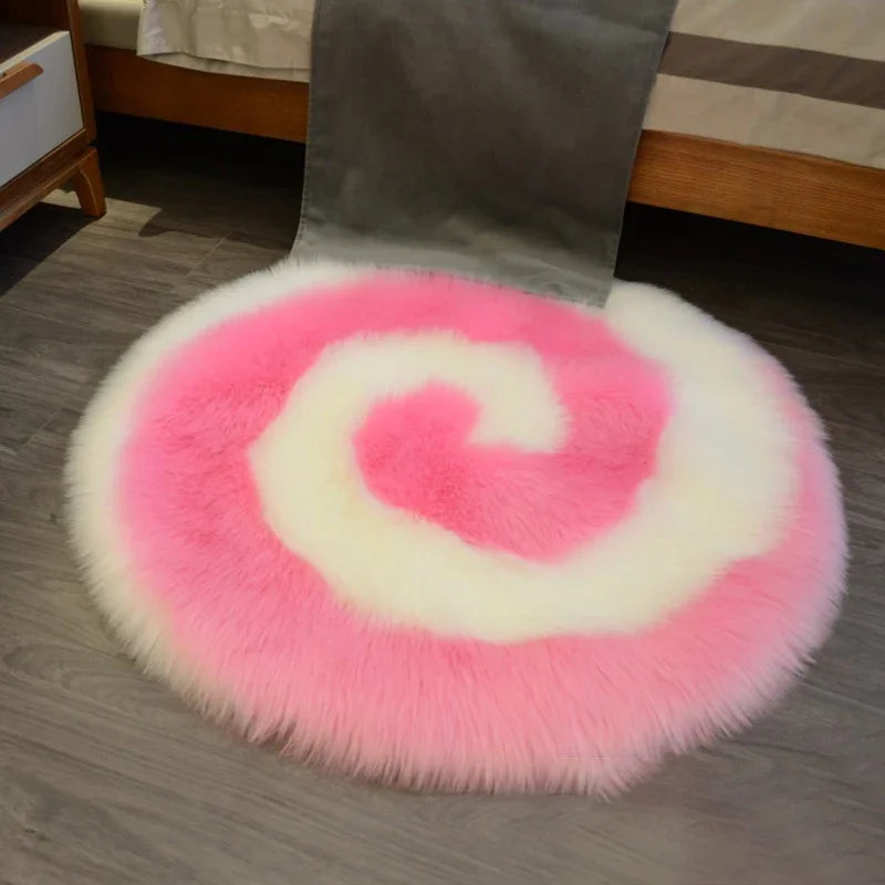 Soft Fluffy Faux Fur Rugs.