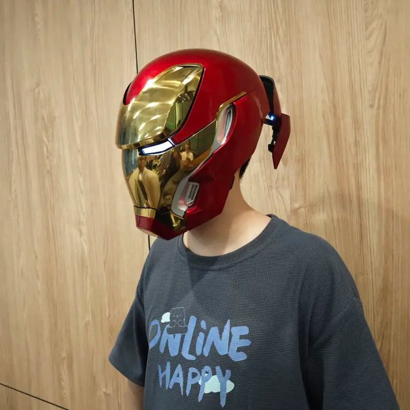 Iron Man Mk5 Helmet Wearable And Voice-activated Electric Helmet.