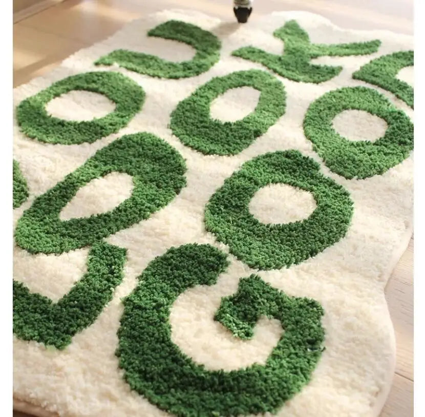 Tufted You Look Good Rug Handmade Rug.
