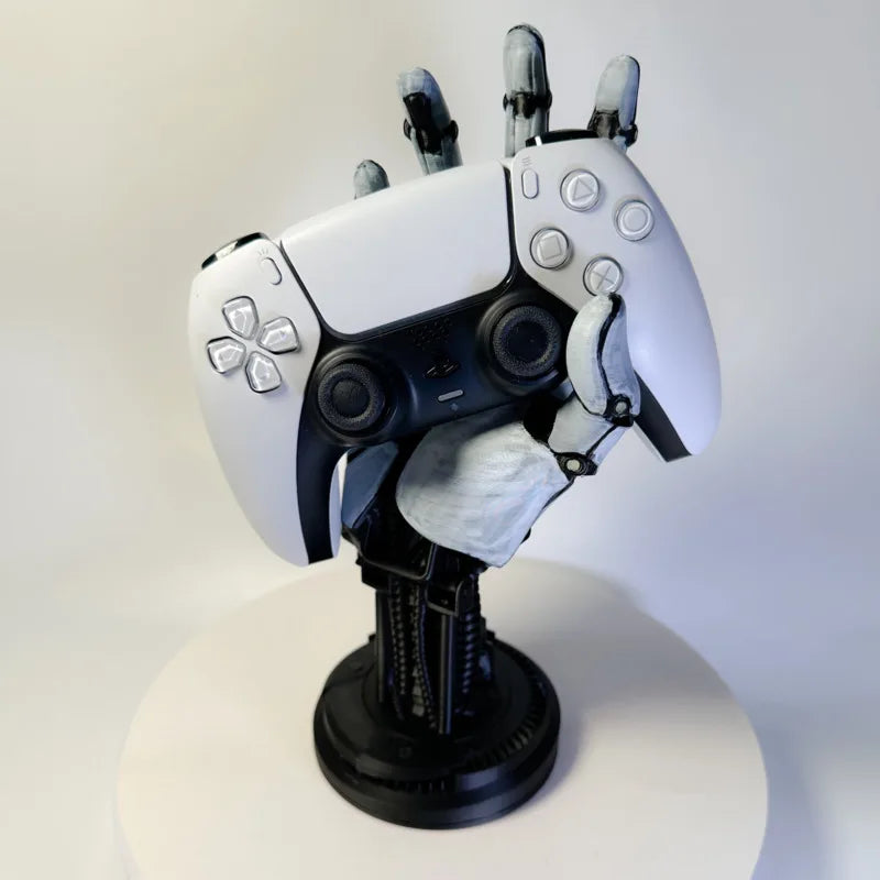 Cyberpunk 3D-Printed Game Controller Stand for Xbox & PS5.