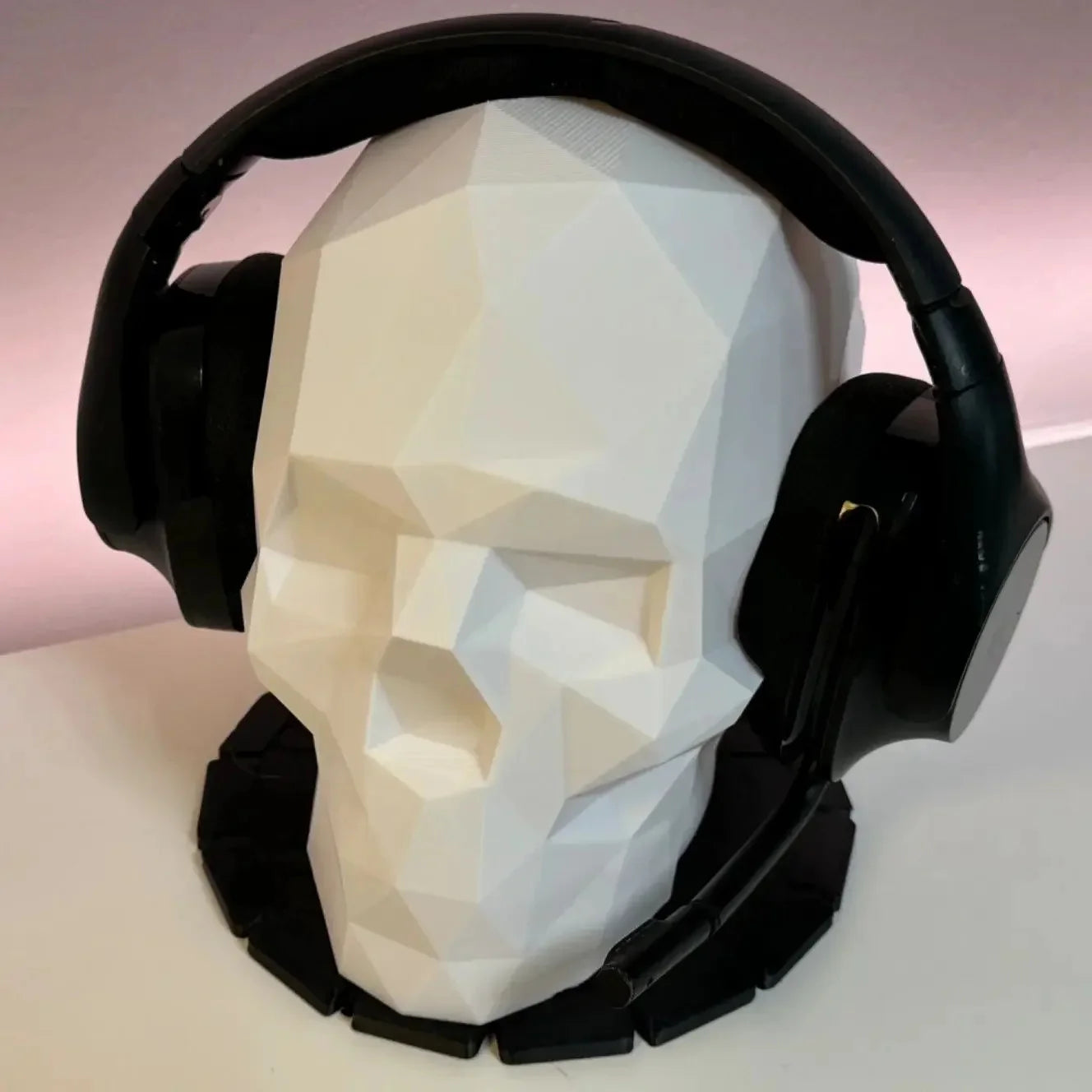 Skull Character Head Models Headset Holder.