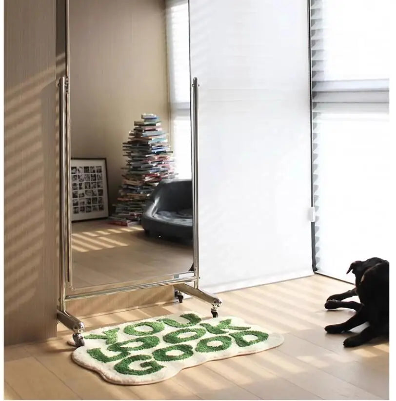 Tufted You Look Good Rug Handmade Rug.