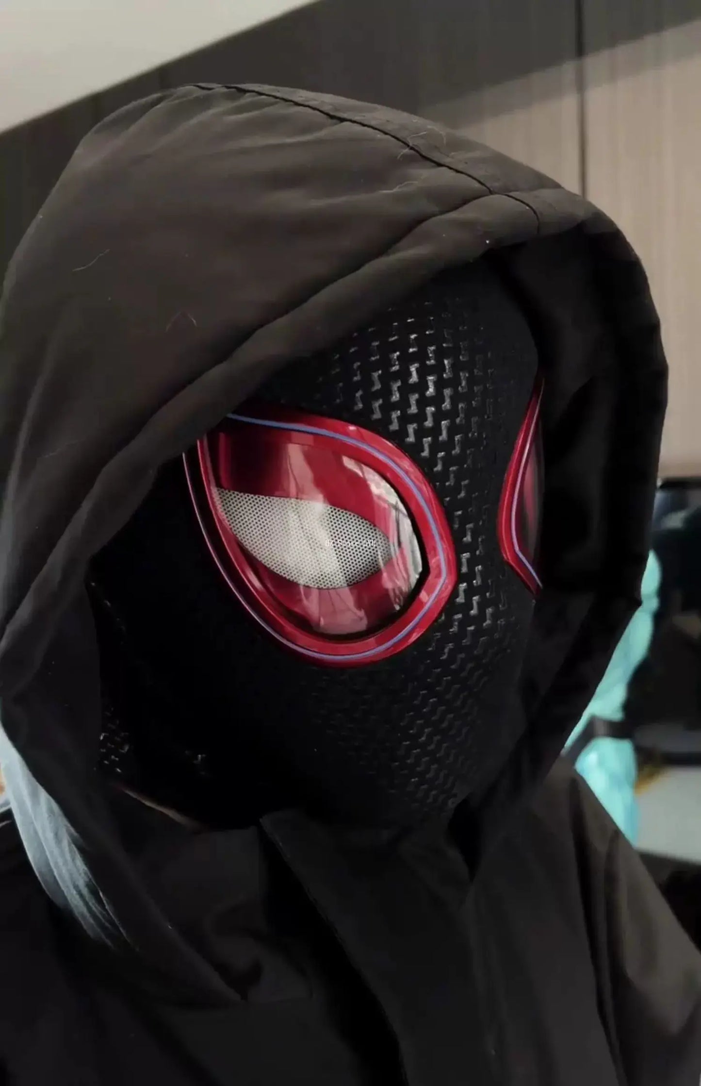 Miles Morales Spiderman Cosplay Headgear Mask.
