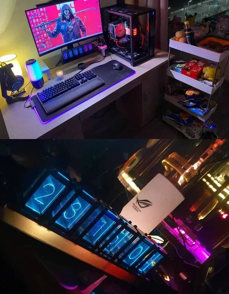 RGB Nixie Tube Clocks.