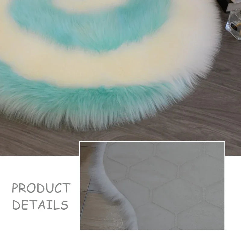 Soft Fluffy Faux Fur Rugs.