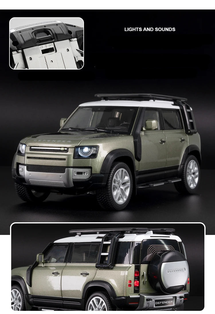Range Rover Defender SUV Alloy Car Model Diecast Metal.