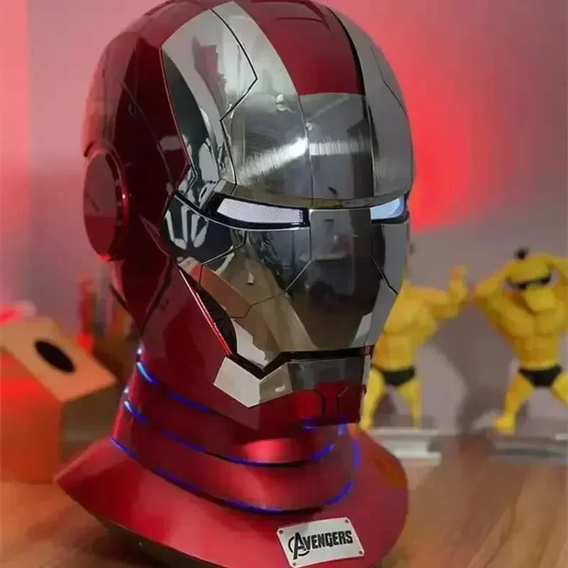 Iron Man Mk5 Helmet Wearable And Voice-activated Electric Helmet.