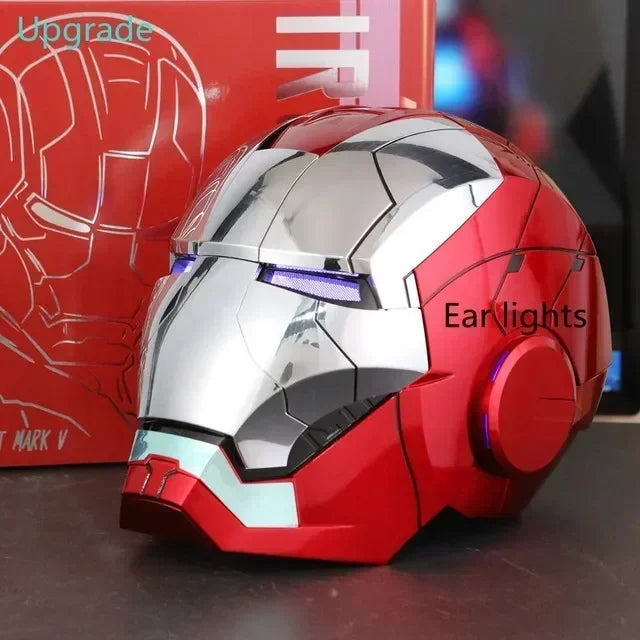 Iron Man Mk5 Helmet Wearable And Voice-activated Electric Helmet.