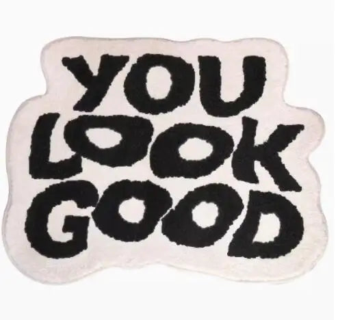 Tufted You Look Good Rug Handmade Rug.