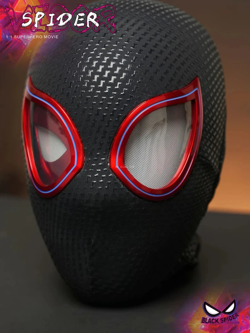 Miles Morales Spiderman Cosplay Headgear Mask.