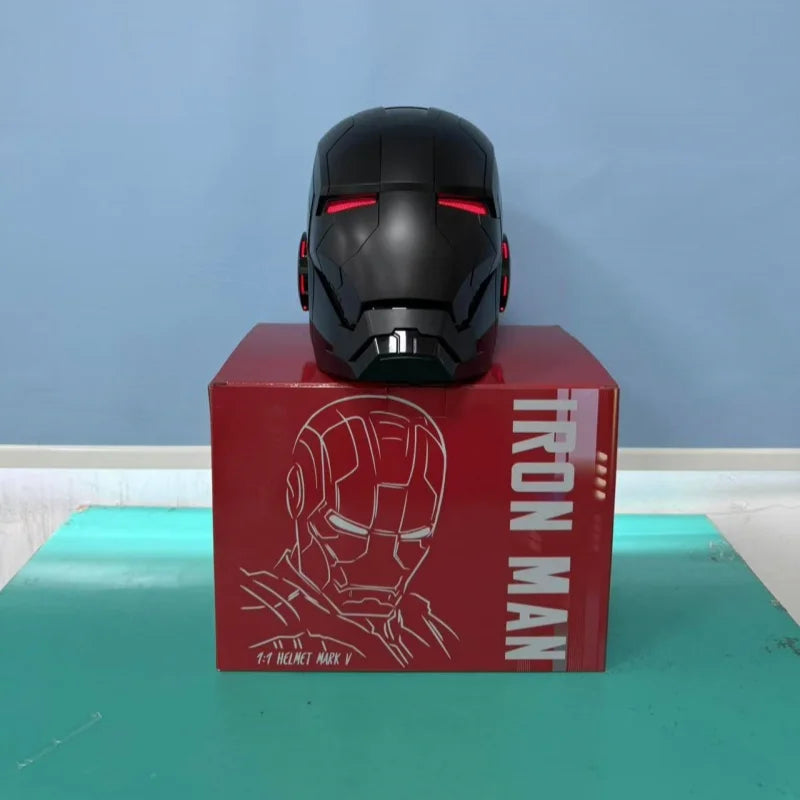 The Avengers Iron Man Mk5 Helmet with Movable Plates And Voice-activation.