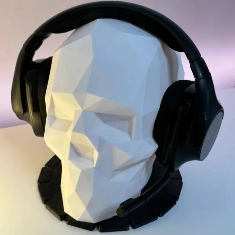 Skull Character Head Models Headset Holder.