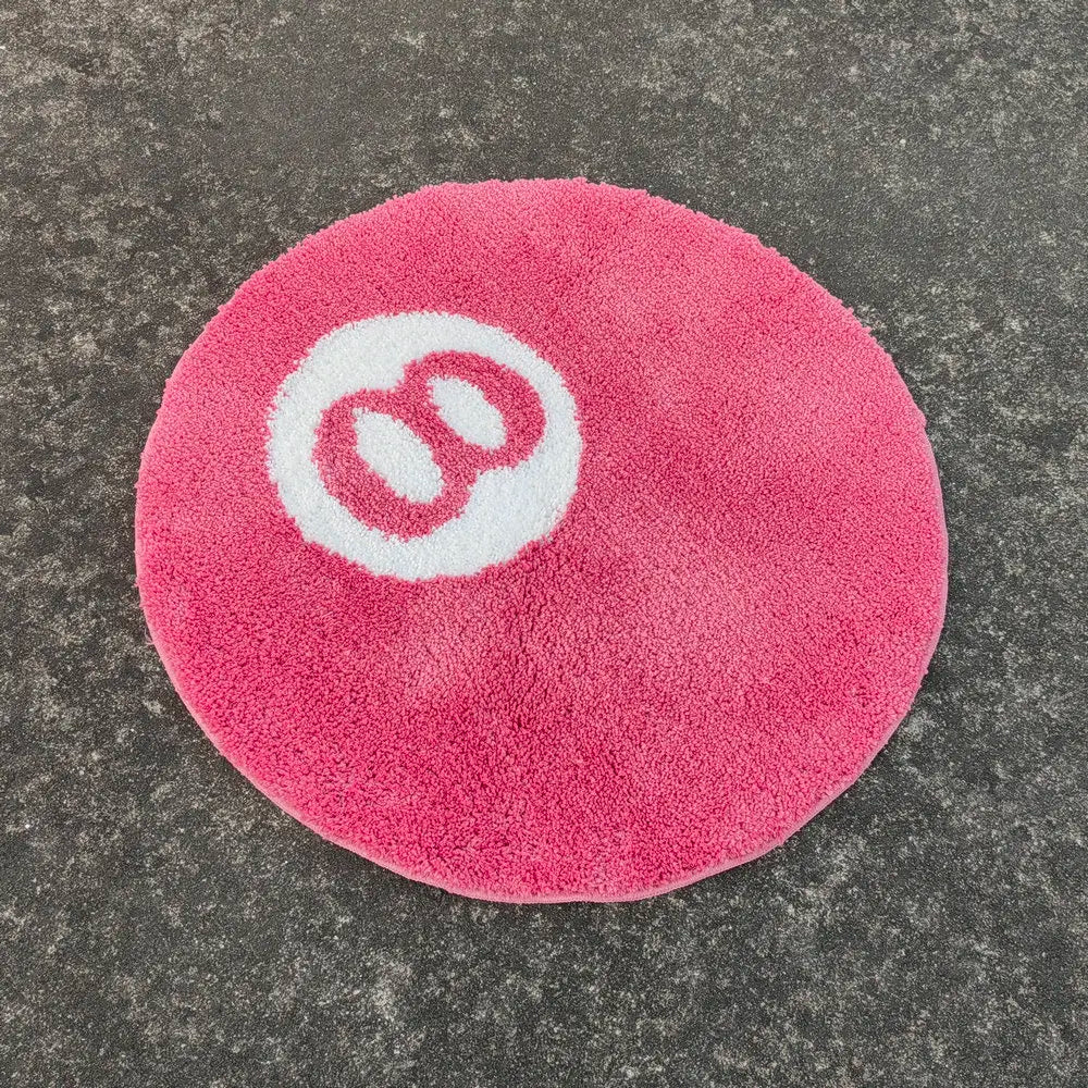 Pink 8 Ball Tufted Rugs.