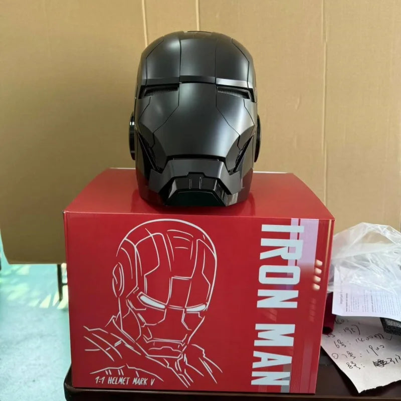 The Avengers Iron Man Mk5 Helmet with Movable Plates And Voice-activation.