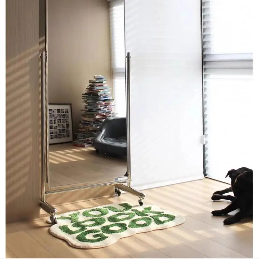 Tufted You Look Good Rug Handmade Rug.