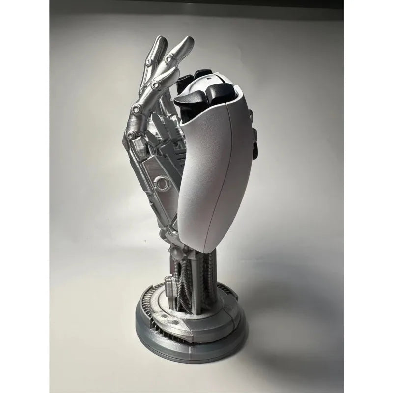 Cyberpunk 3D-Printed Game Controller Stand for Xbox & PS5.