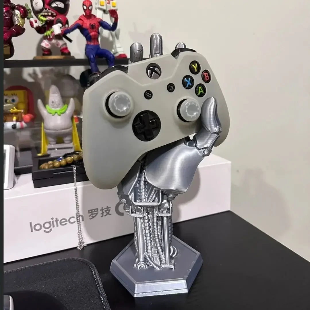 Cyberpunk Machine Hand GamePad and Headset Holder.