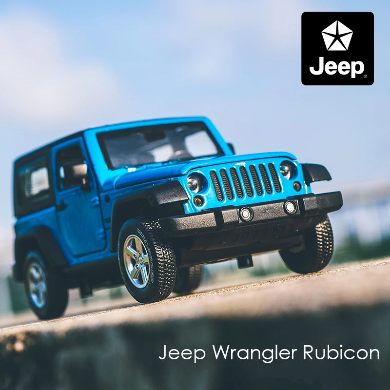 Jeeps Wrangler Rubicon Model Car.