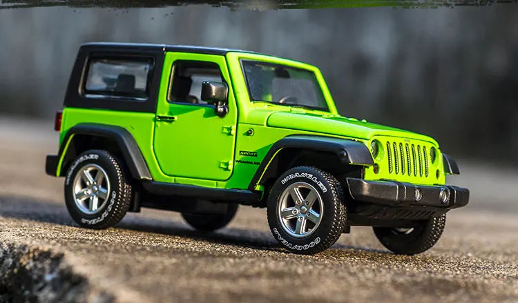 Jeeps Wrangler Rubicon Model Car.