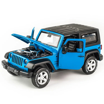 Jeeps Wrangler Rubicon Model Car.