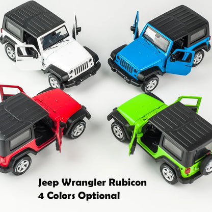 Jeeps Wrangler Rubicon Model Car.