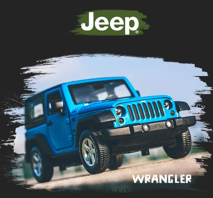 Jeeps Wrangler Rubicon Model Car.