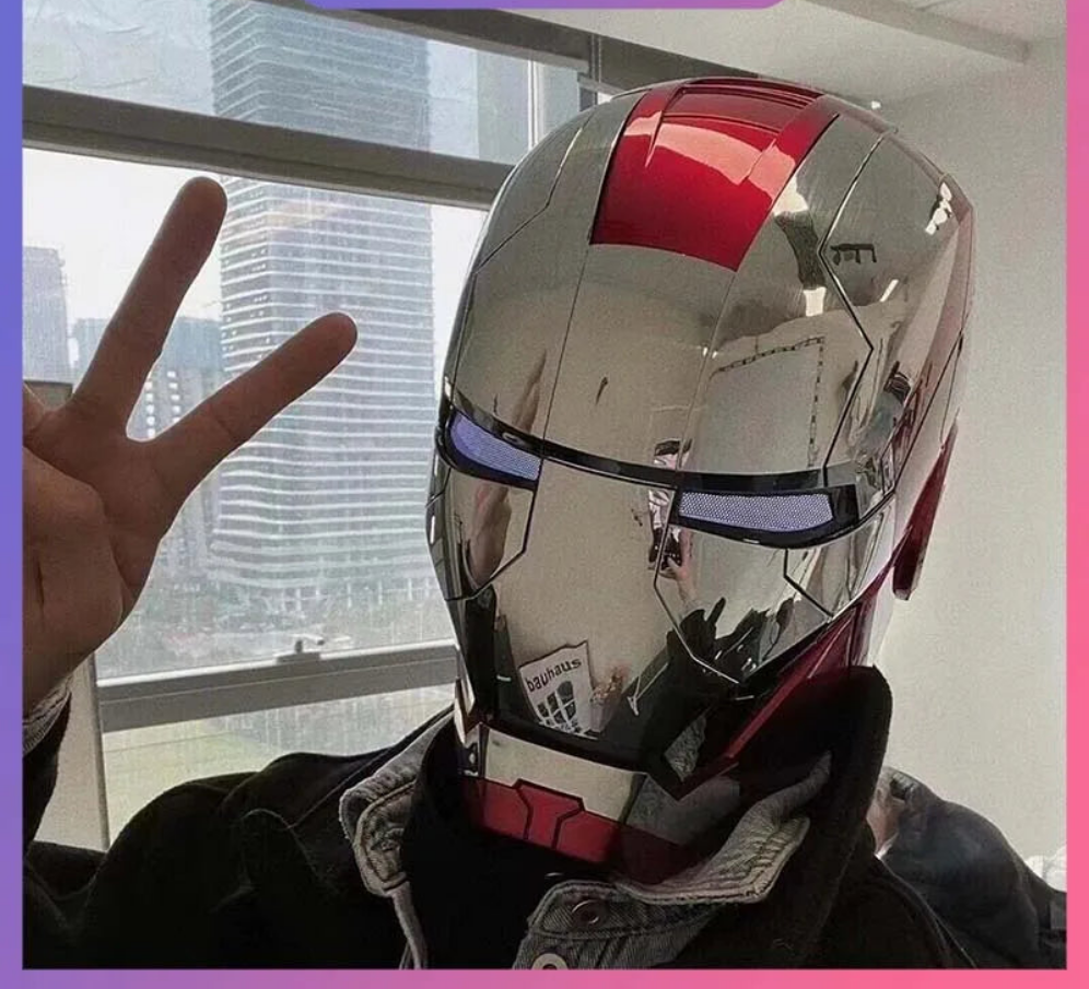 Iron Man MK5 Helmet with Remote And Voice Controlled.
