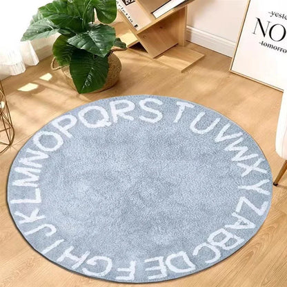 Cartoon Alphabet Children's Carpet Fluffy Soft Baby Crawling Rugs.