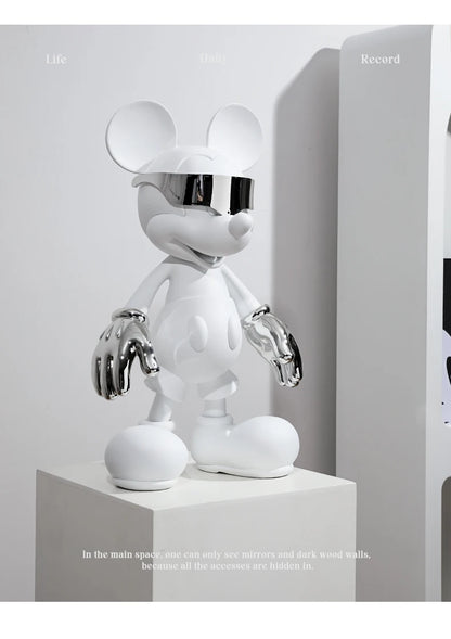 Disney Cyberpunk Mickey Mouse Statue.