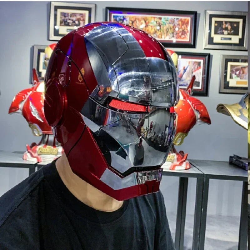 Marvel Iron Man Electric Helmet Multi-piece Voice Controlled.