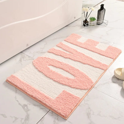 "GET NAKED" Non slip Bathroom Rugs.