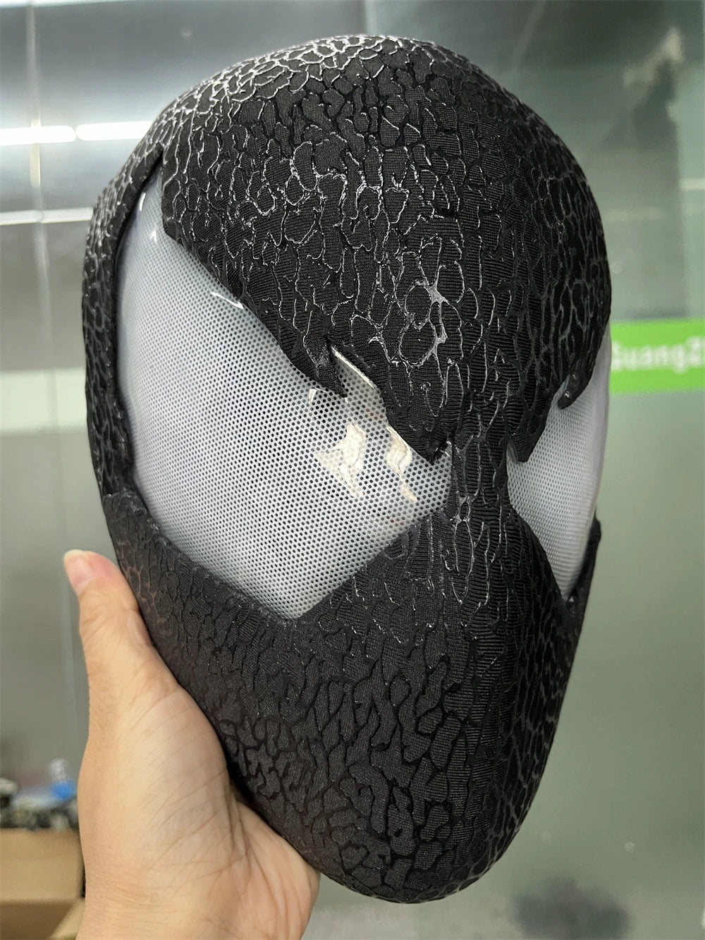 Marvel The Amazing Spider-Man Edward Eddie Brock White Venom Mask.