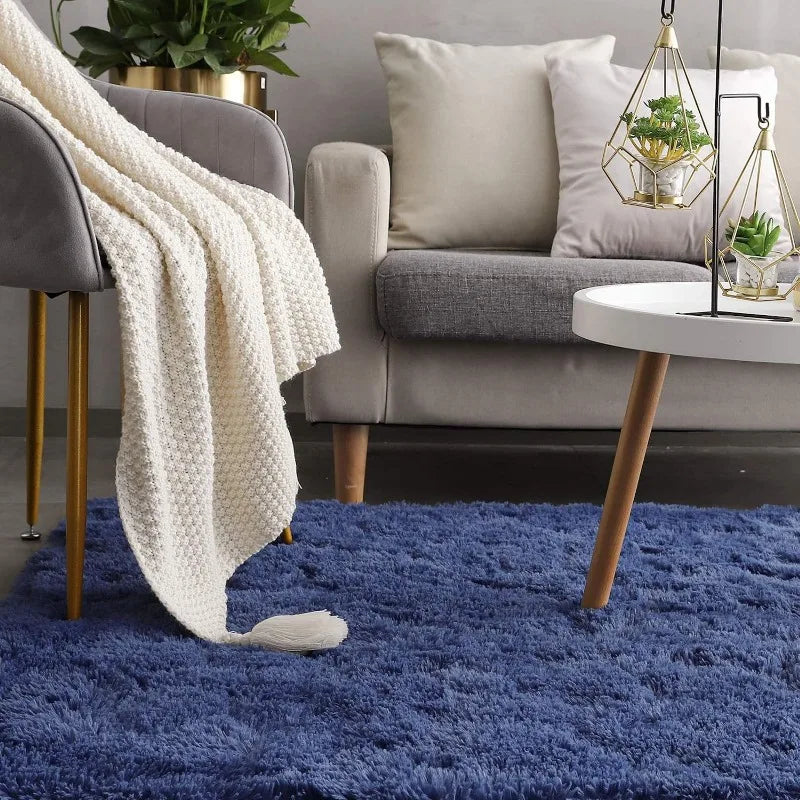 Fluffy Rugs for Living Room, Large Area Rugs With Memory Foam.