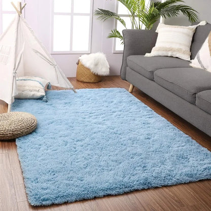 Fluffy Rugs for Living Room, Large Area Rugs With Memory Foam.