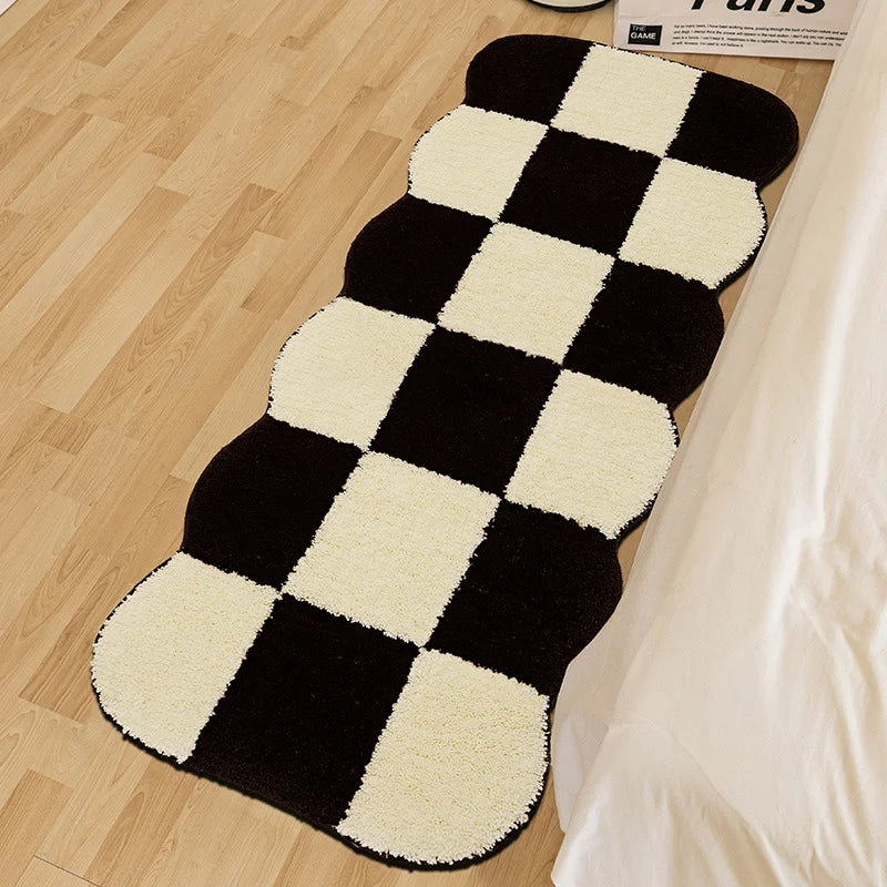 High Quality Checkered Rugs for Living Rooms or Bedside carpet.