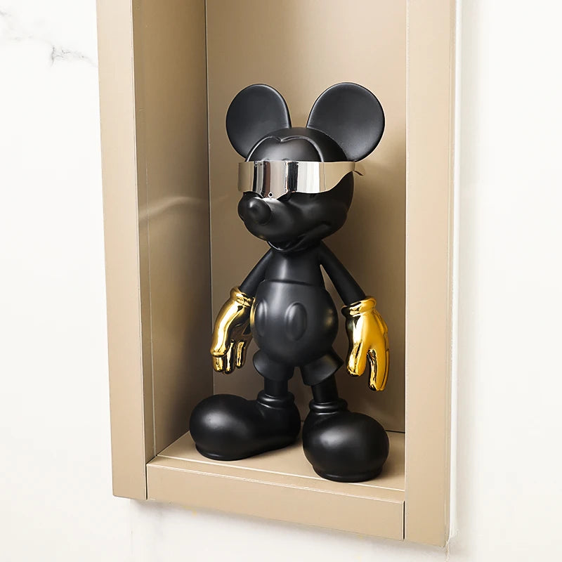 Disney Cyberpunk Mickey Mouse Statue.