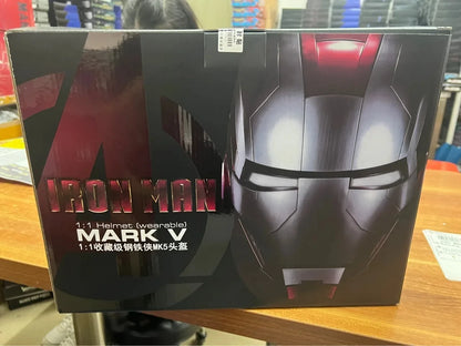 Marvel Iron Man Mk5 Helmet With  JARVIS A.I Intelligent Voice and Remote Controled.