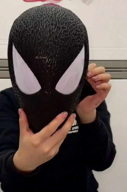 Marvel The Amazing Spider-Man Edward Eddie Brock White Venom Mask.
