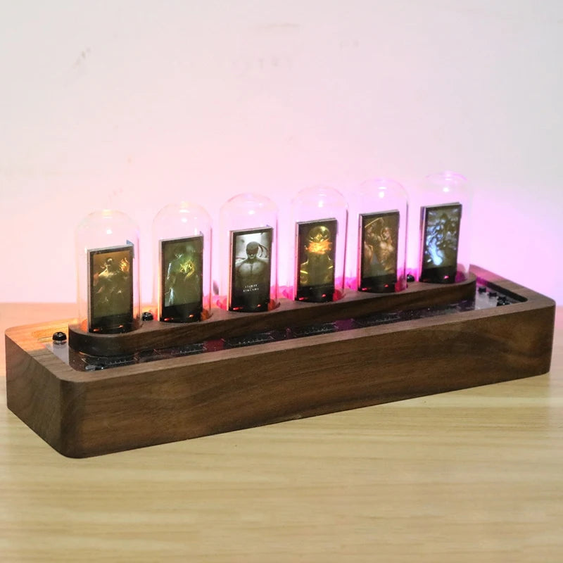 Nixie Tube RGB Digital Led Glow Tube Clock.